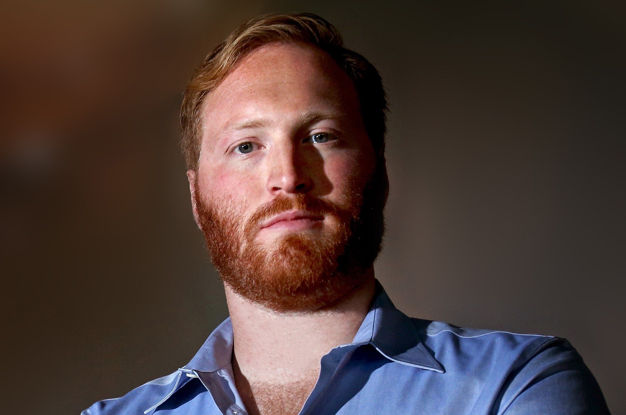 Headshot of Ben Althouse wearing a blue button-down shirt