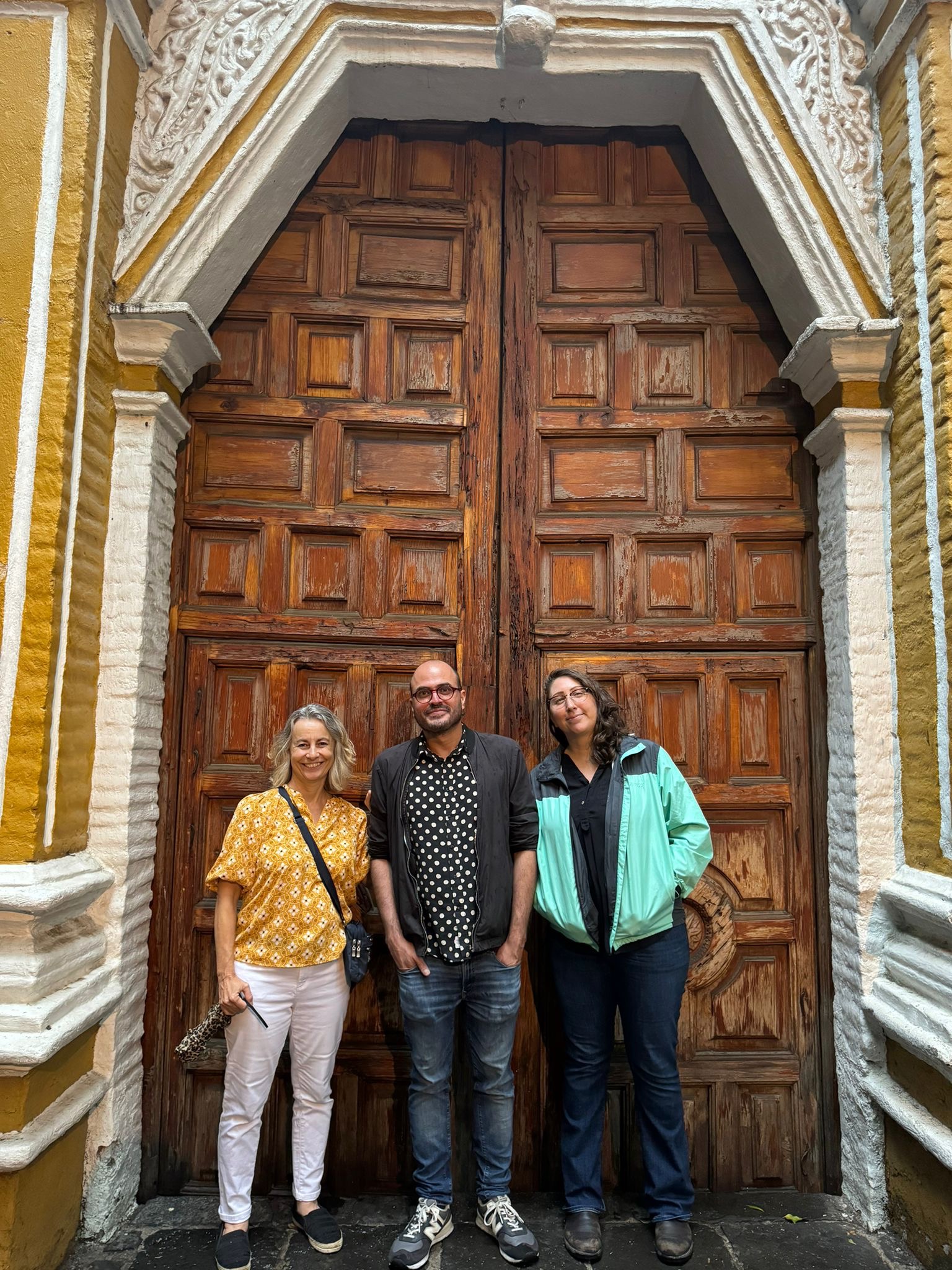 Kathy, Jesus Torres, and Steph Seifert in Mexico City